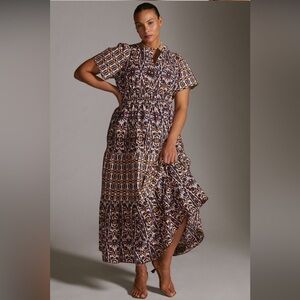 Anthropologie Maeve Somerset Maxi Dress